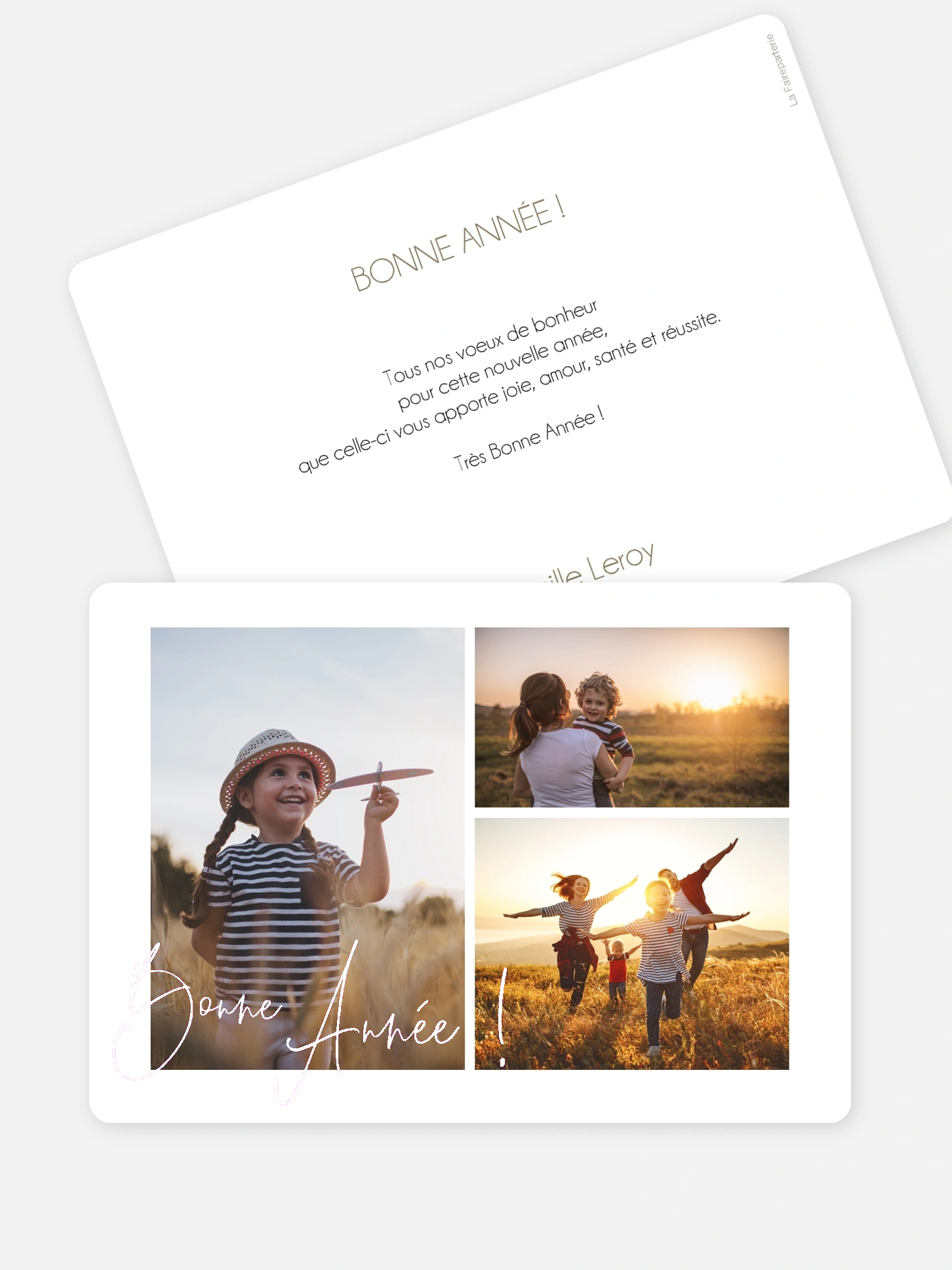 Carte de voeux Multi-photo VI