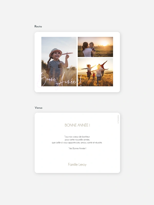 Carte de voeux Multi-photo VI