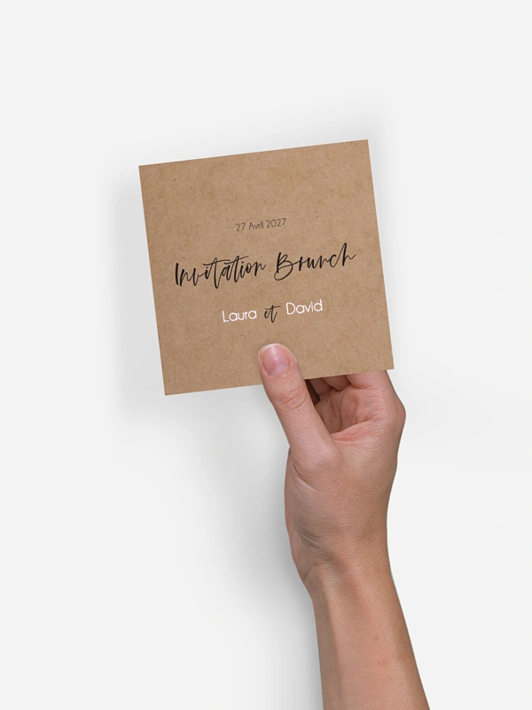 Carte brunch Bande photos