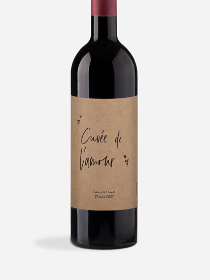 Étiquette bouteille Nous