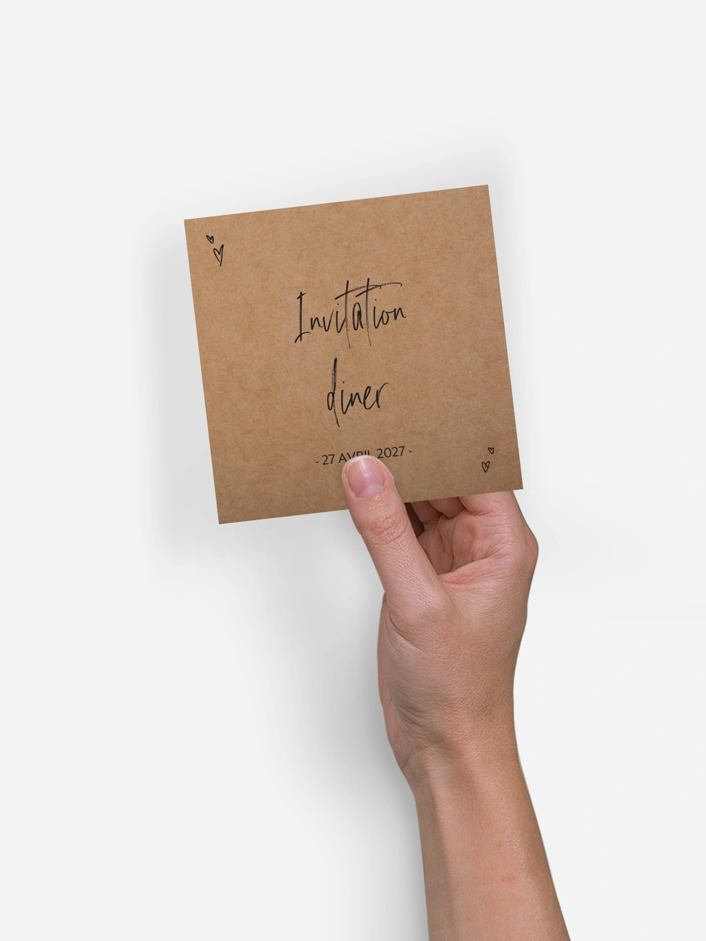 Carton d'invitation Nous