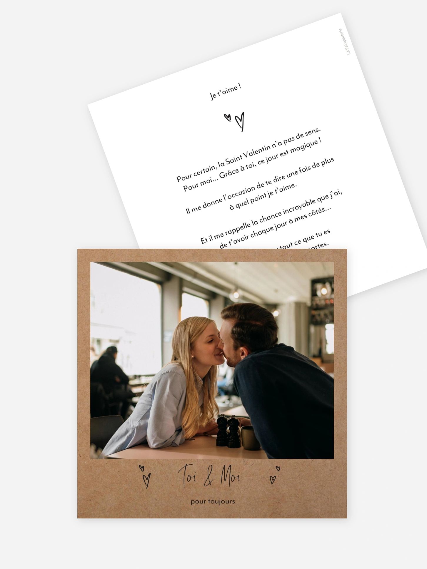 Carte Saint Valentin Nous