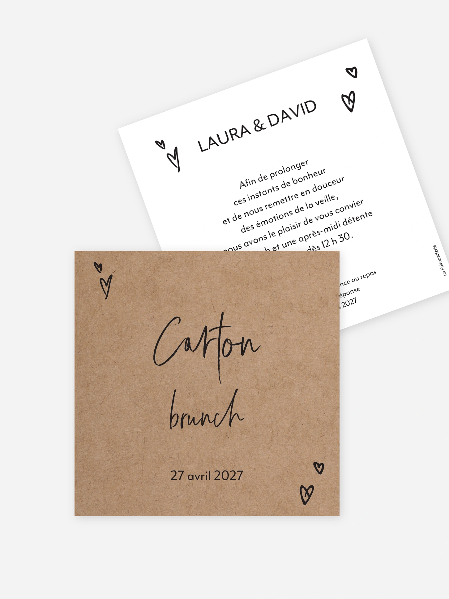 Carte brunch Nous