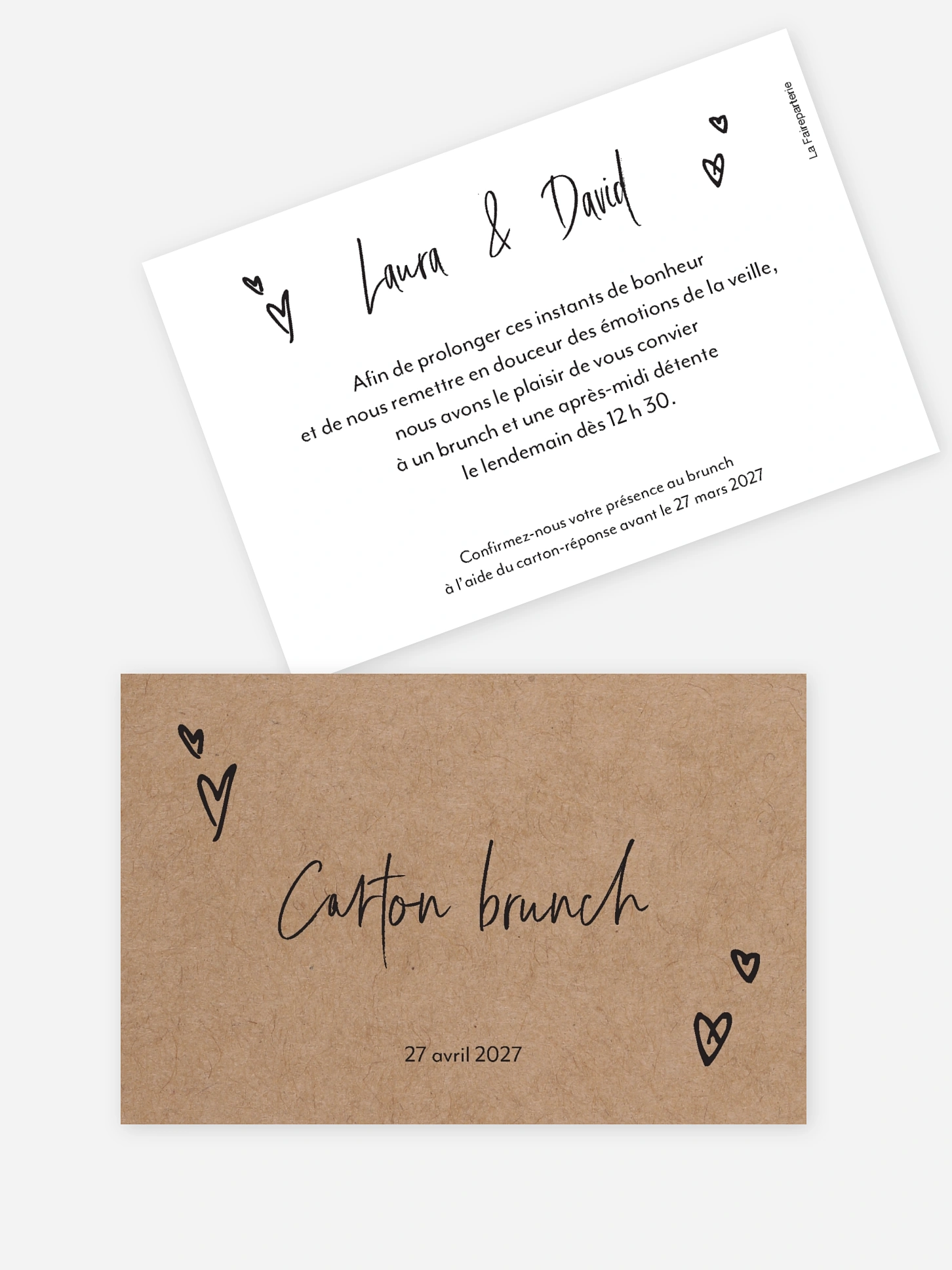 Carte brunch Nous
