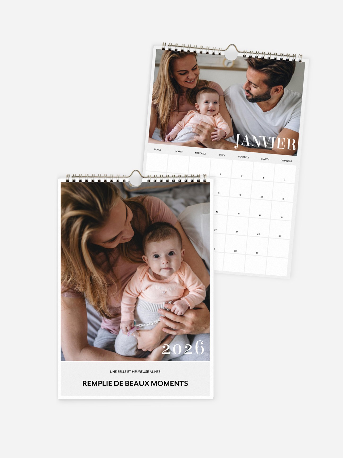 Calendrier mural Heureuse année
