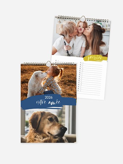 Calendrier mural Coup de pinceau