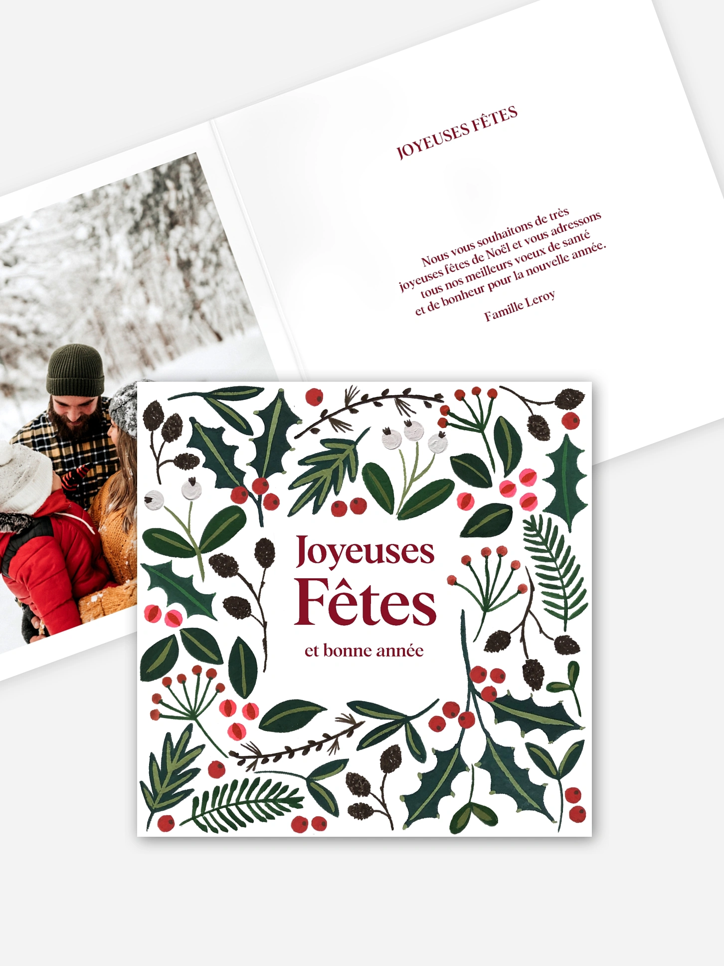 Carte de Noël Esprit de Noël