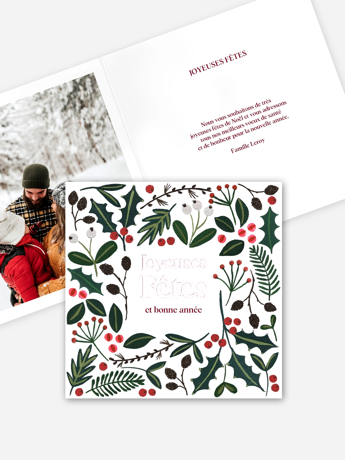 Carte de Noël Esprit de Noël