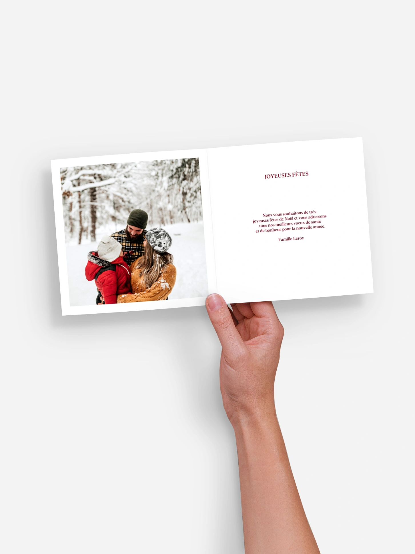 Carte de Noël Esprit de Noël