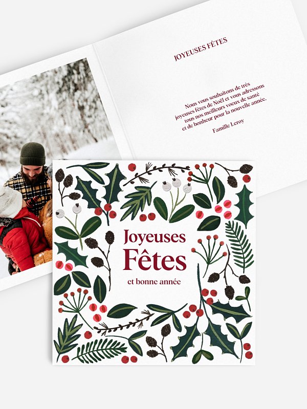 Carte de Noël Esprit de Noël