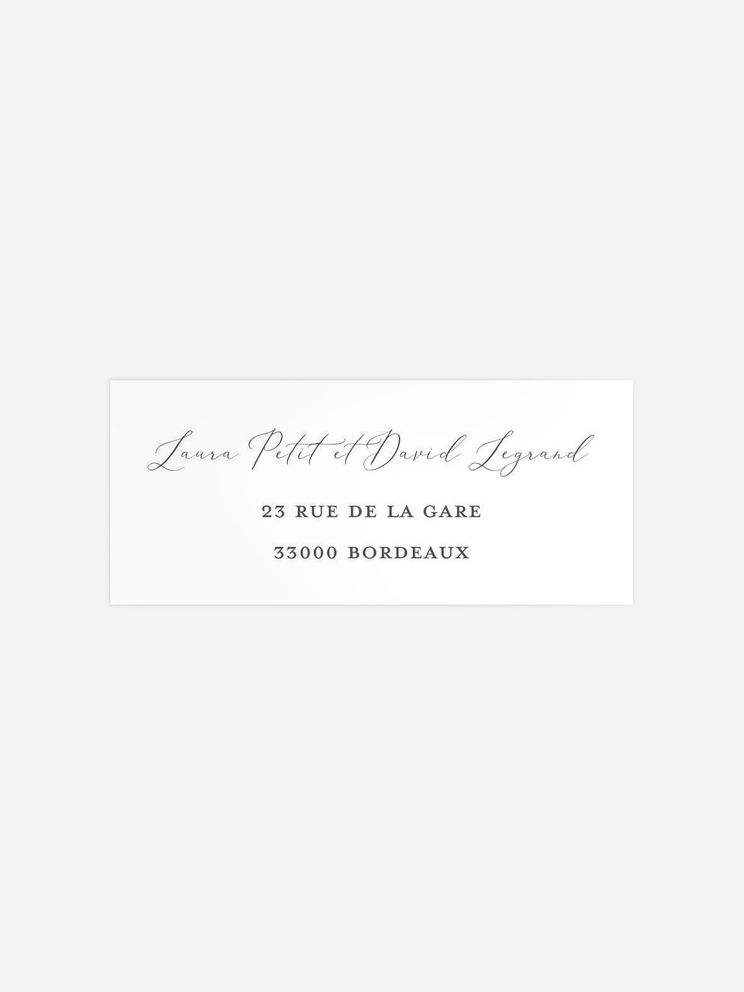 Étiquette expéditeur mariage Le plus beau Oui