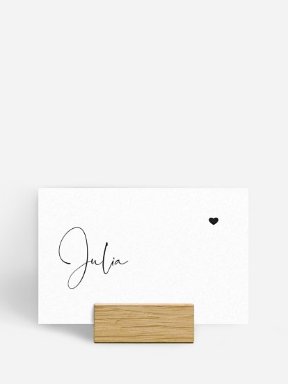 Marque-place mariage Heureux duo
