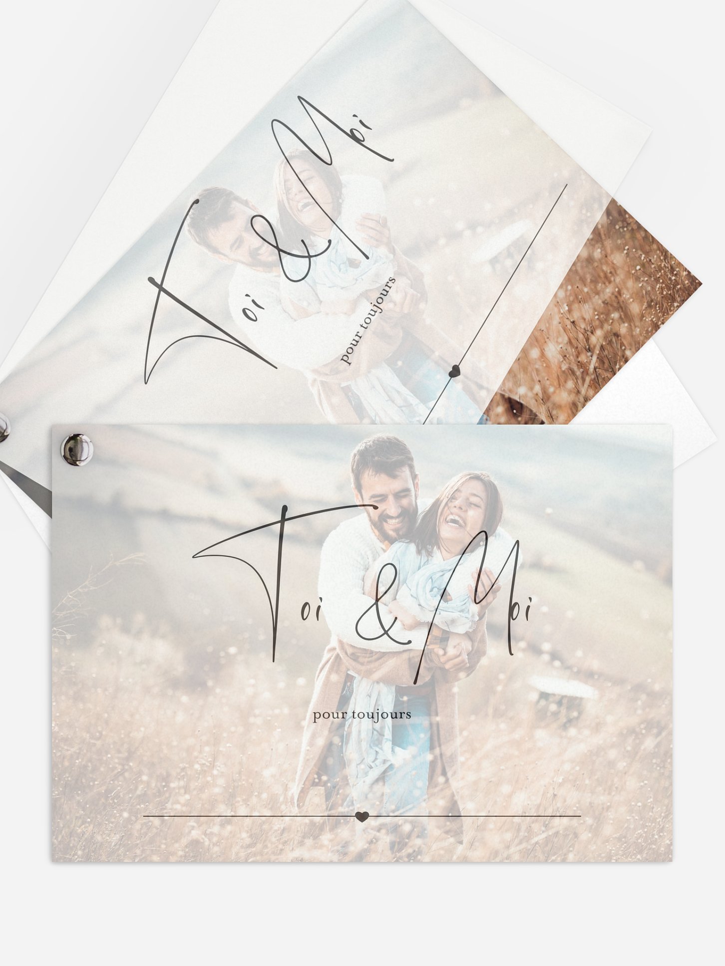 Carte Saint Valentin Heureux duo