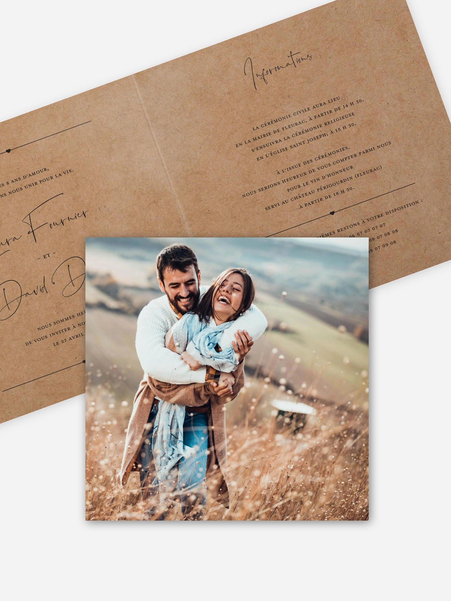 Faire-part de mariage Heureux duo