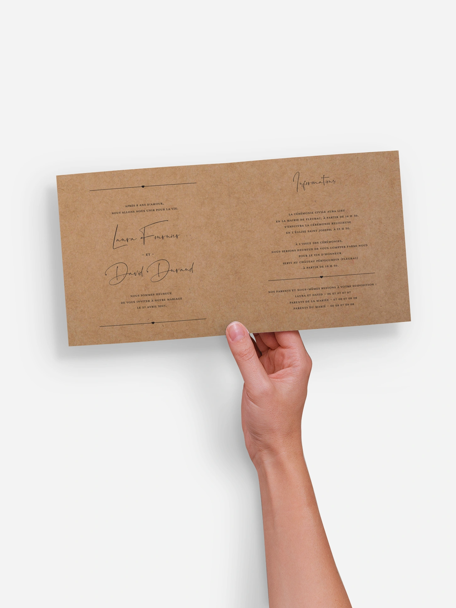 Faire-part de mariage Heureux duo