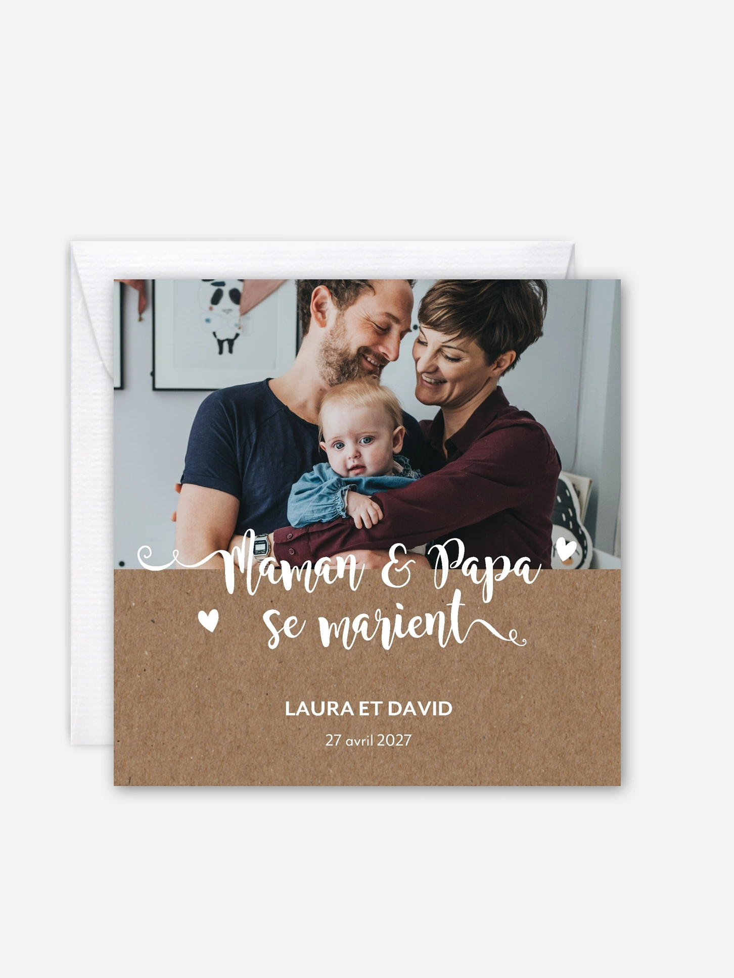 Faire-part de mariage Family Love