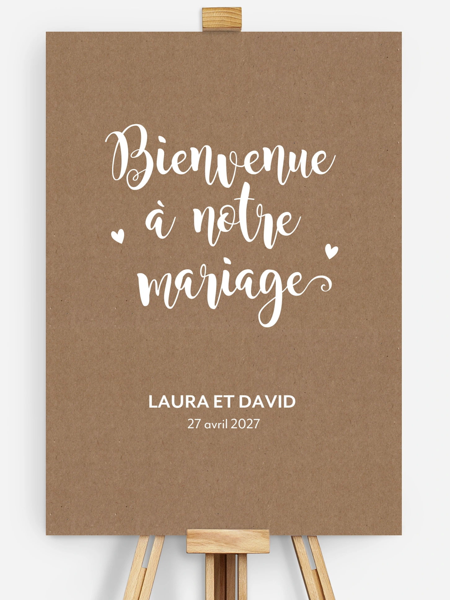 Poster bienvenue mariage Family Love