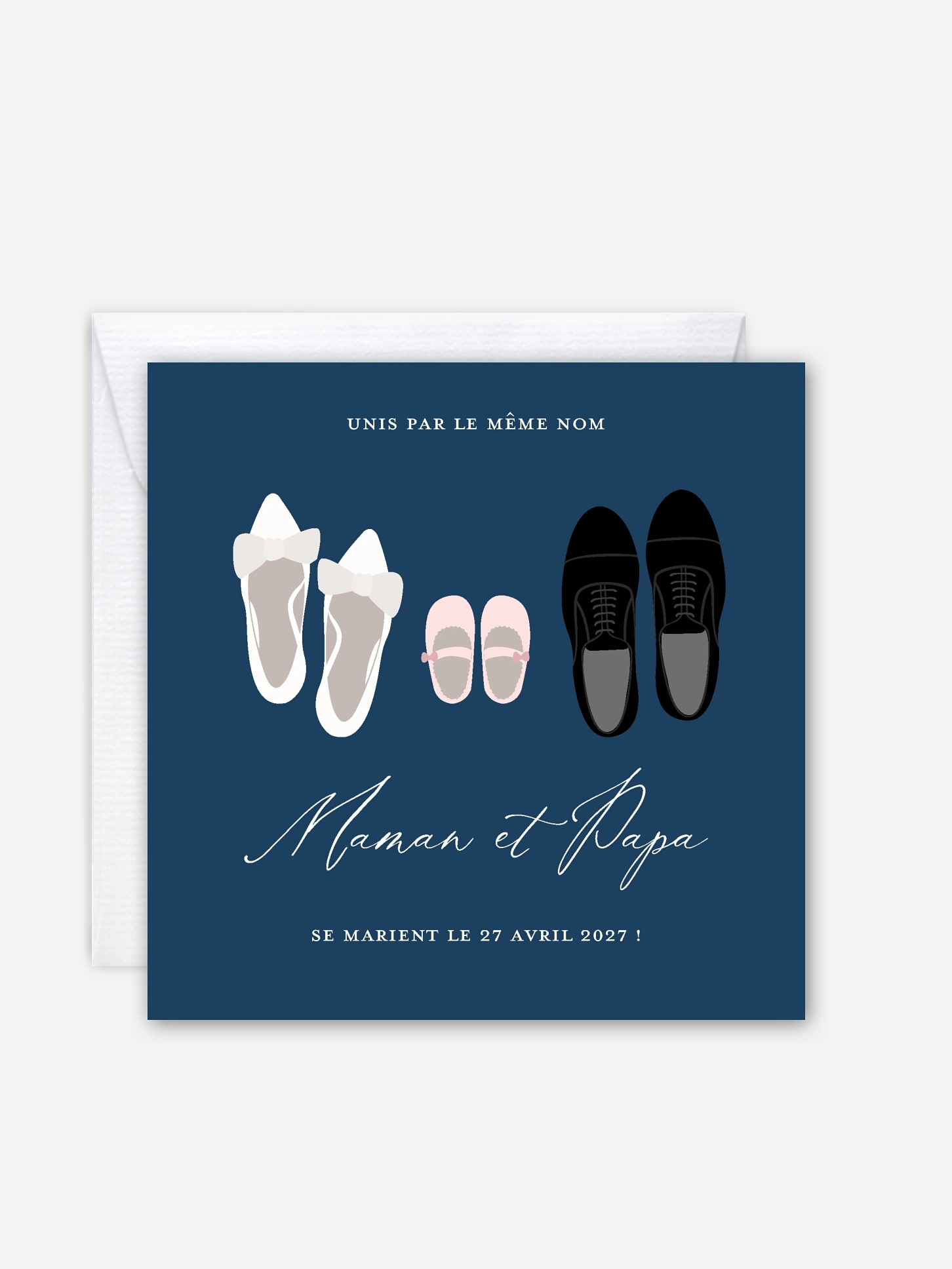 Faire-part de mariage Chaussures des mariés