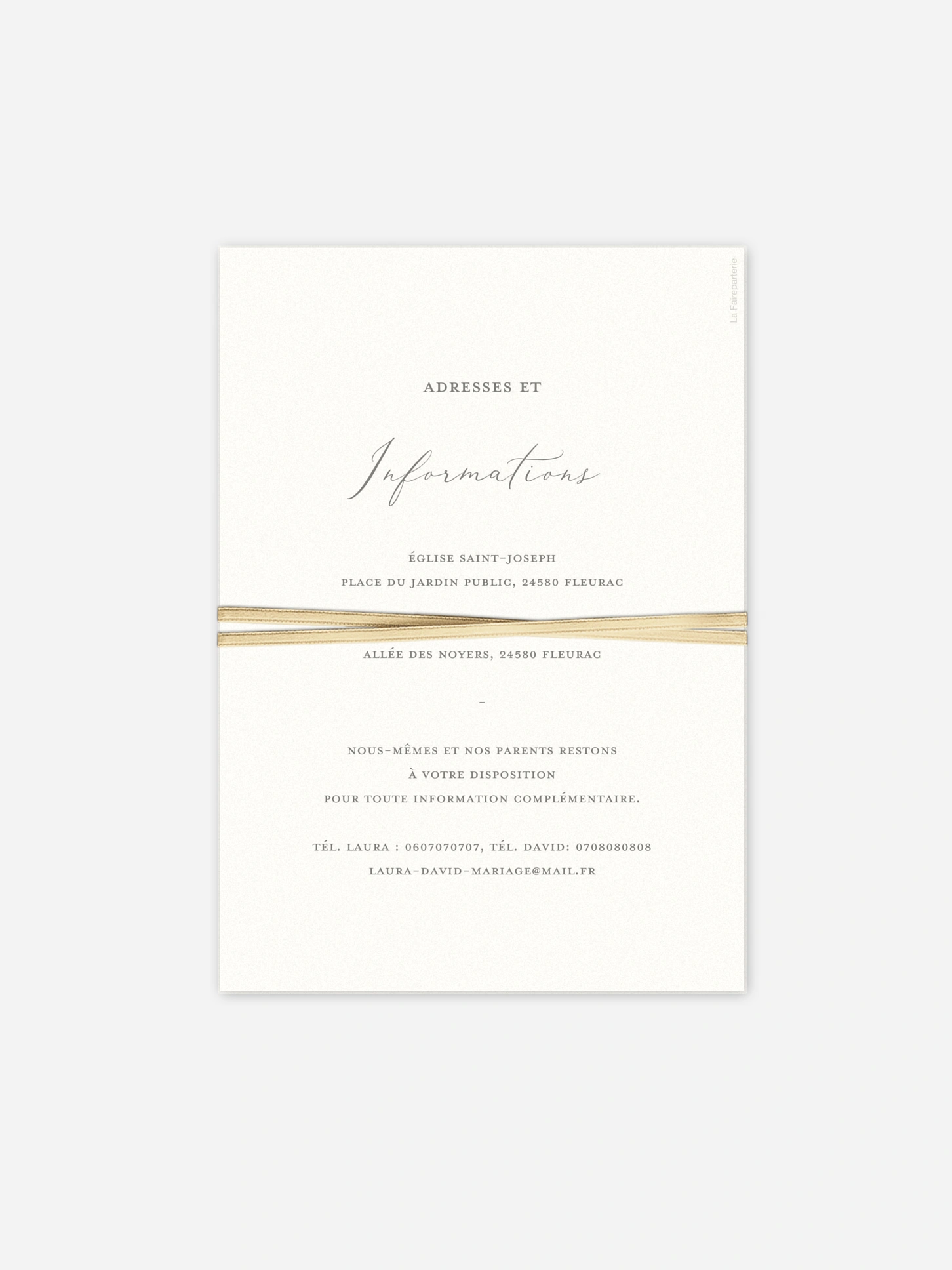 Faire-part de mariage Romantic Love