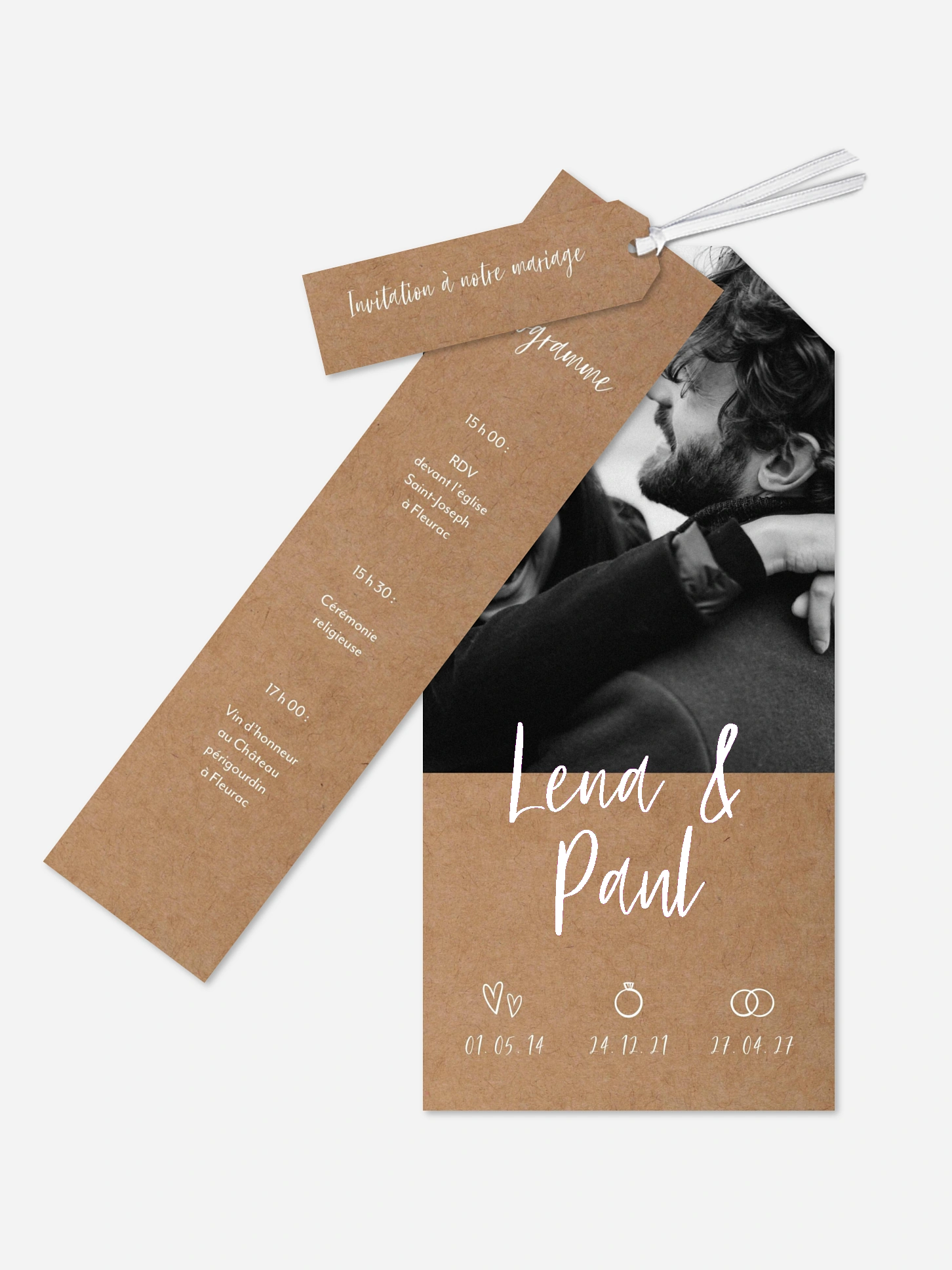 Faire-part de mariage Lovestory