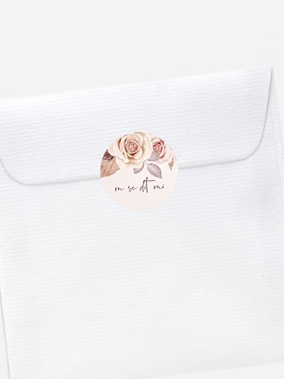 Stickers mariage Fleurs bohèmes