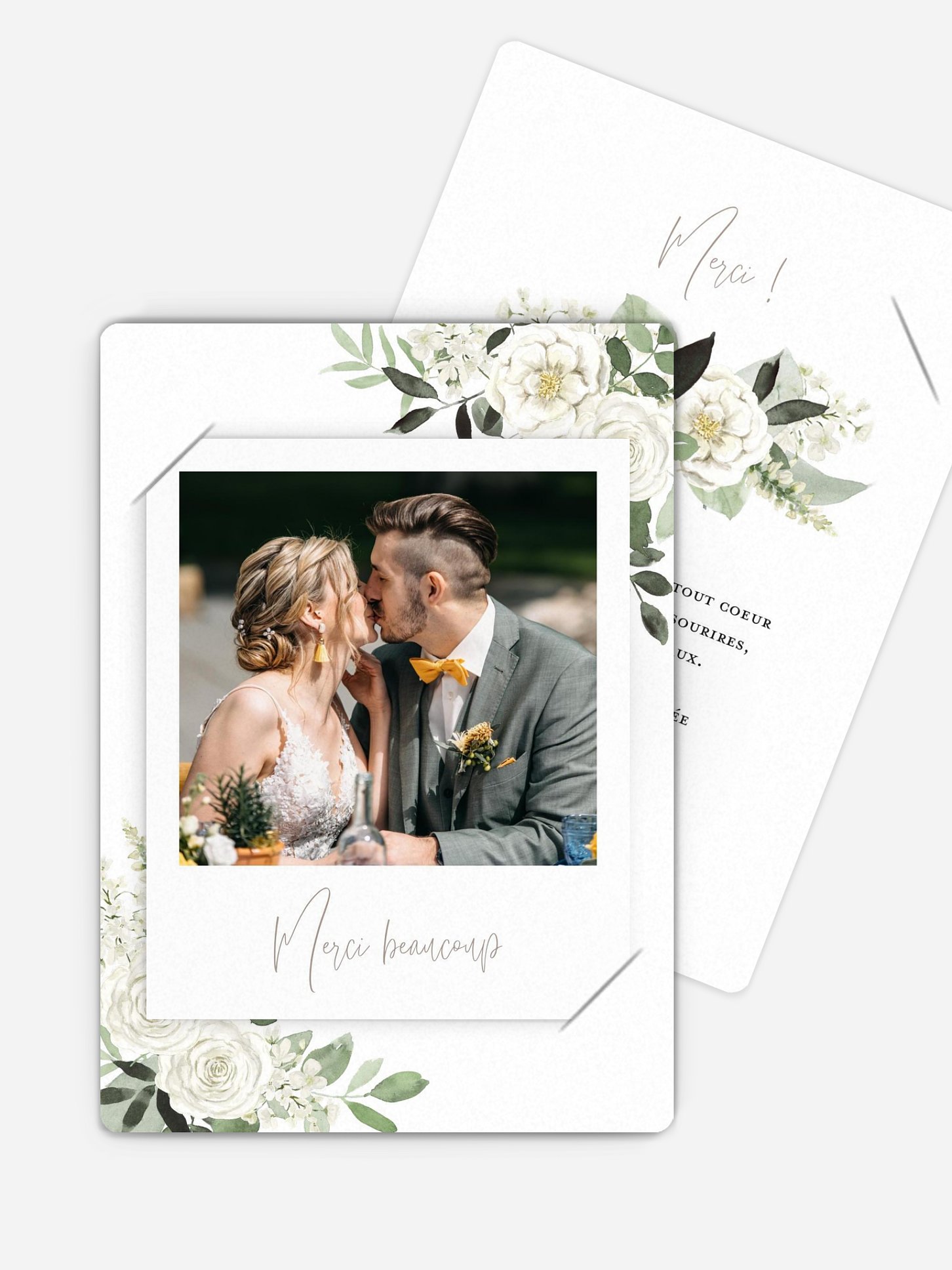 Carte de remerciements Bouquet chic