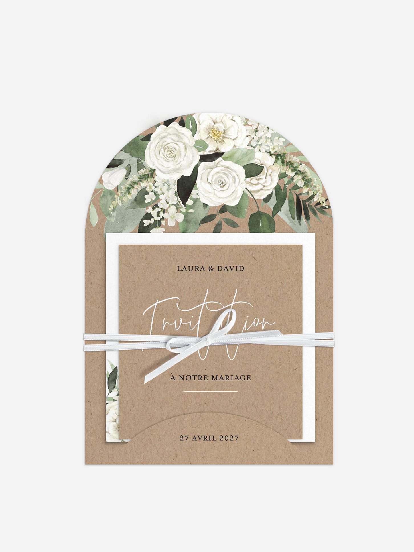 Faire-part de mariage Bouquet chic
