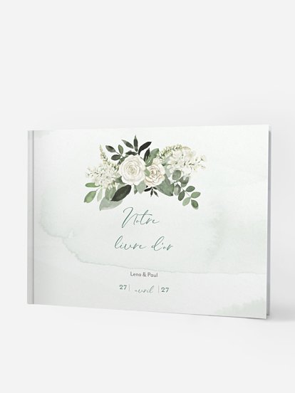 Livre d'or Poésie de roses