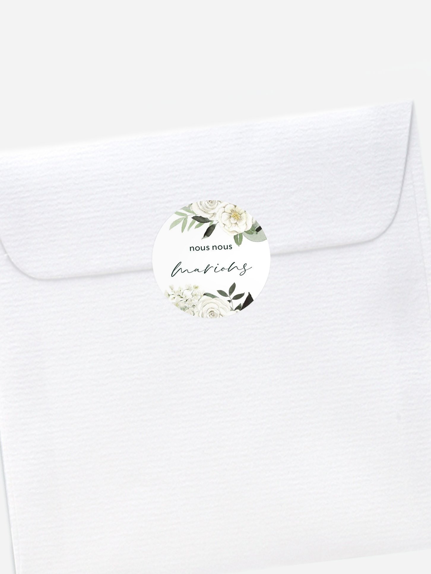Stickers mariage Poésie de roses