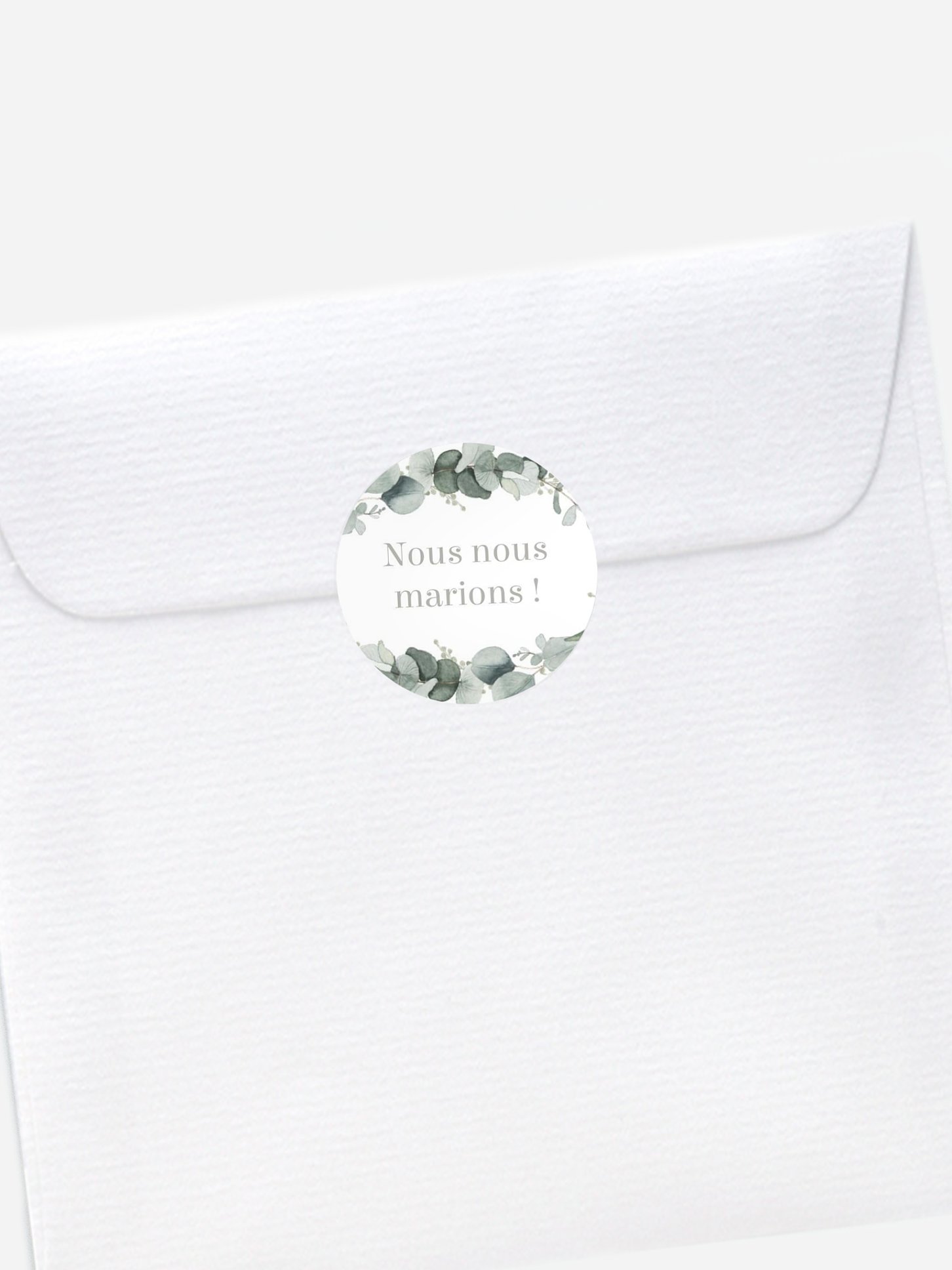 Stickers mariage Greenery Heart