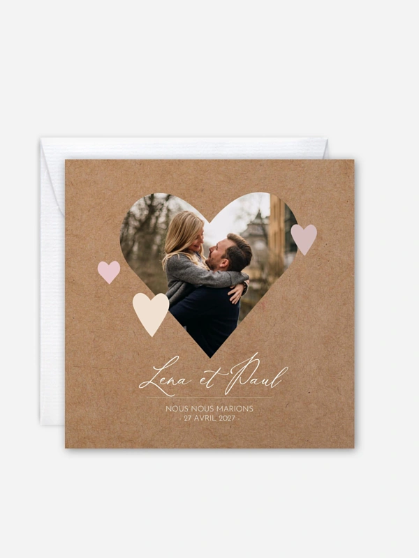 Faire-part de mariage Mon âme soeur