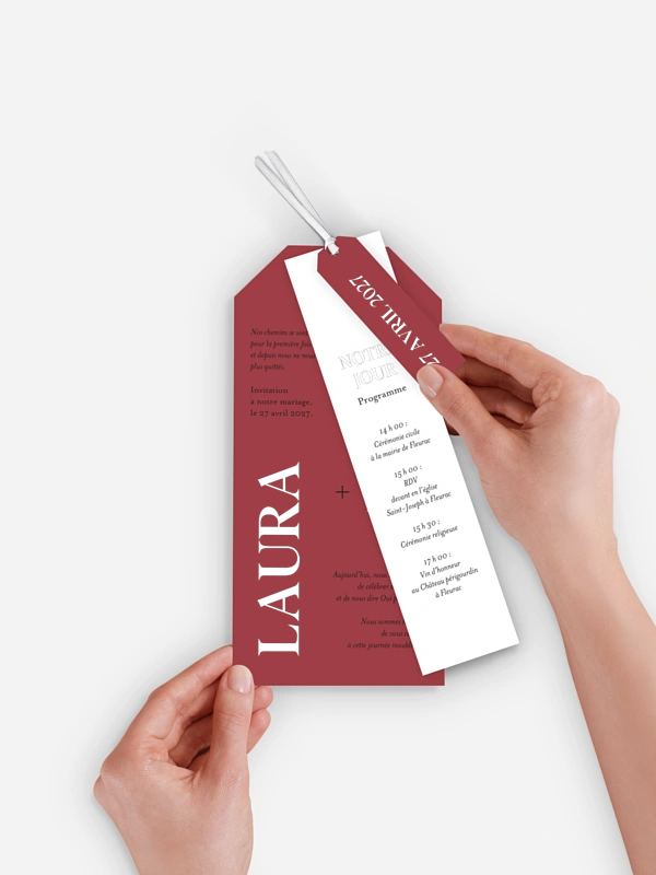 Faire-part de mariage Forever You and Me