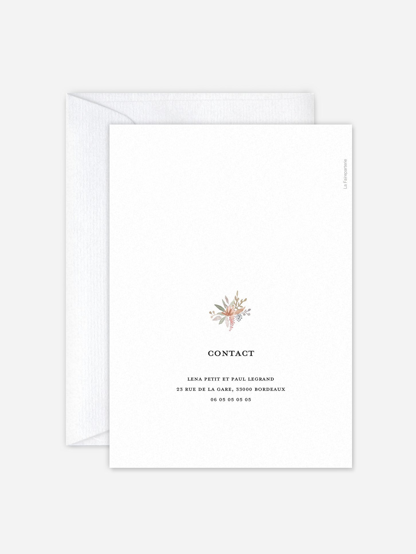 Faire-part de mariage Poetic Lovers