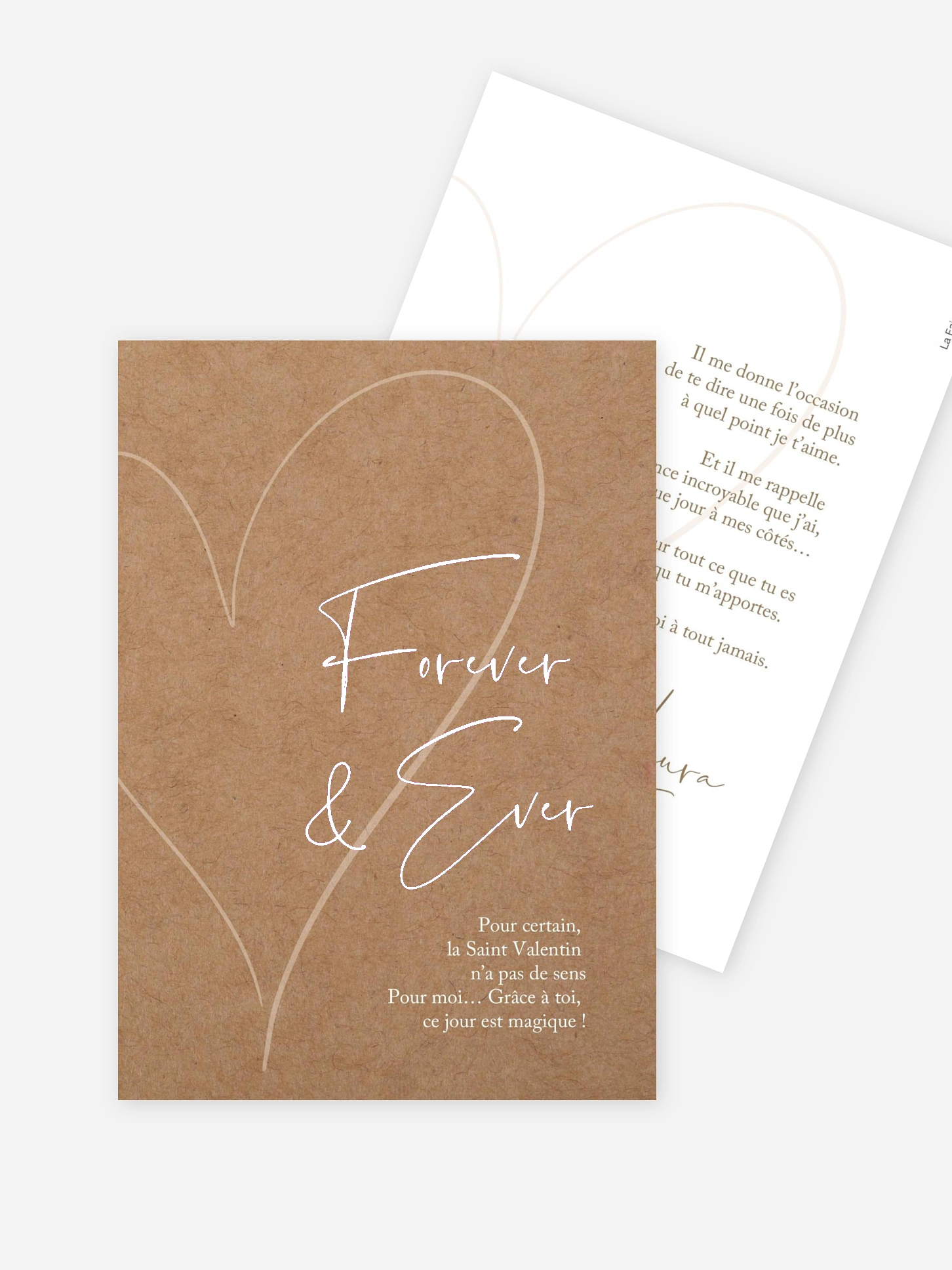 Carte Saint Valentin Romantic Heart