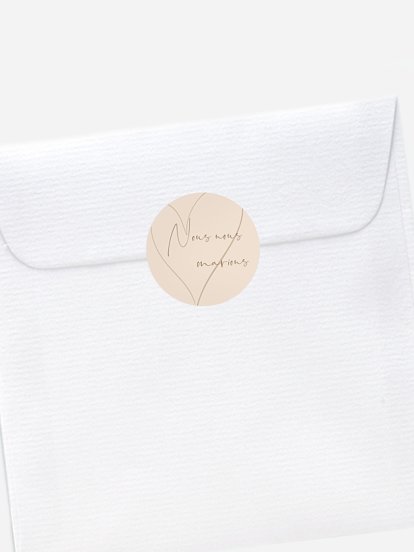 Stickers mariage Romantic Heart