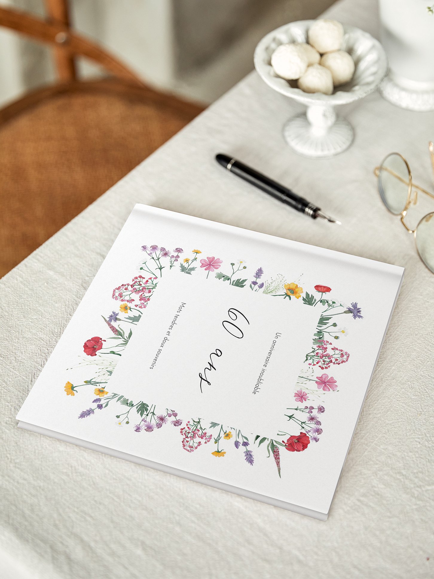Livre d'or anniversaire Wildflowers
