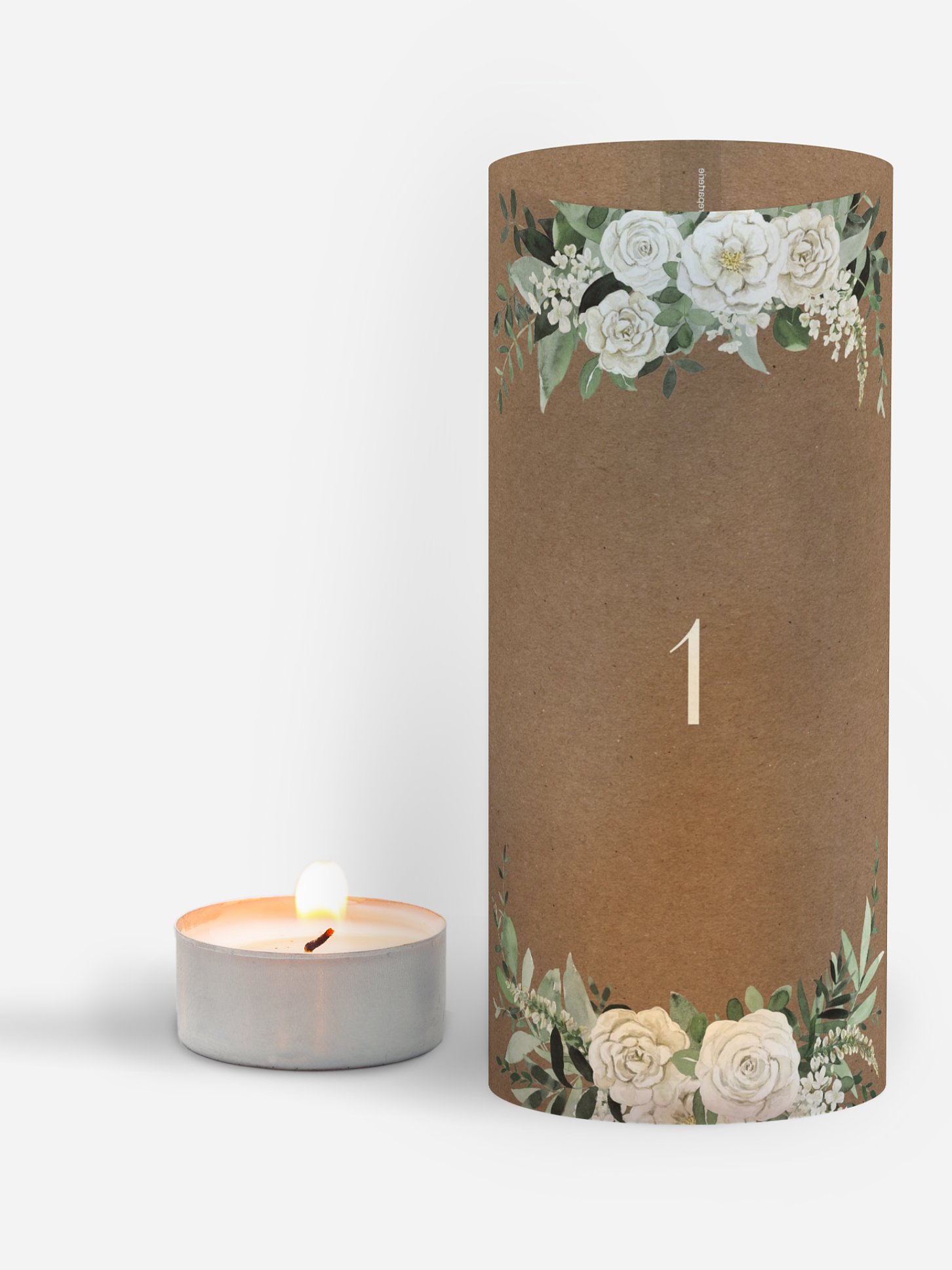 Numéro de table mariage Bouquet royal