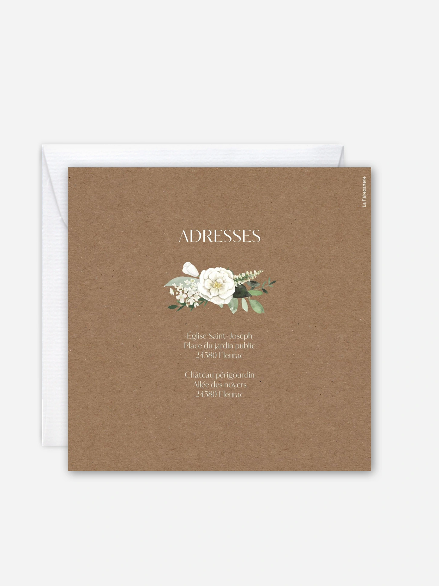Faire-part de mariage Bouquet royal