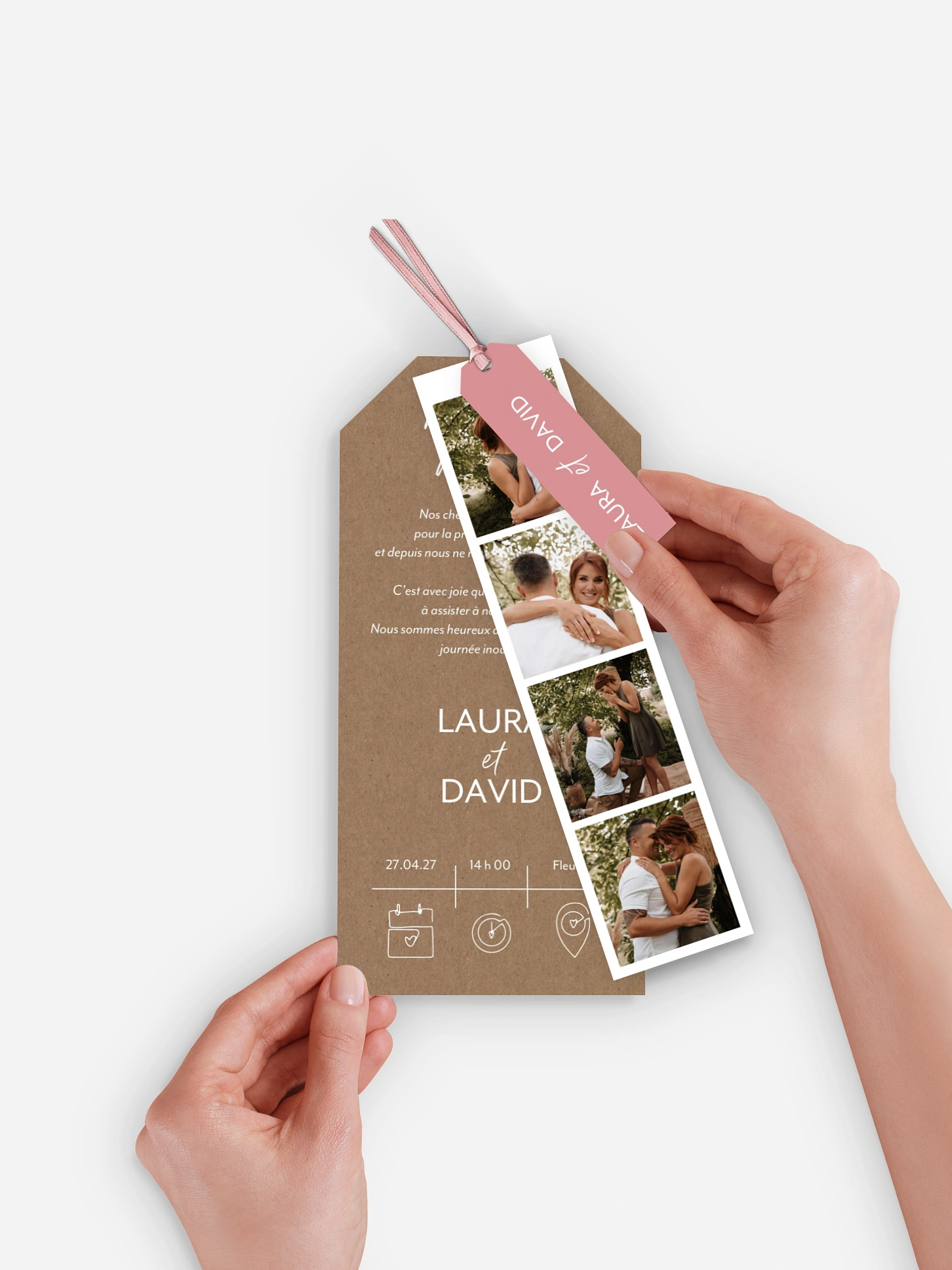 Faire-part de mariage Pictos mariage