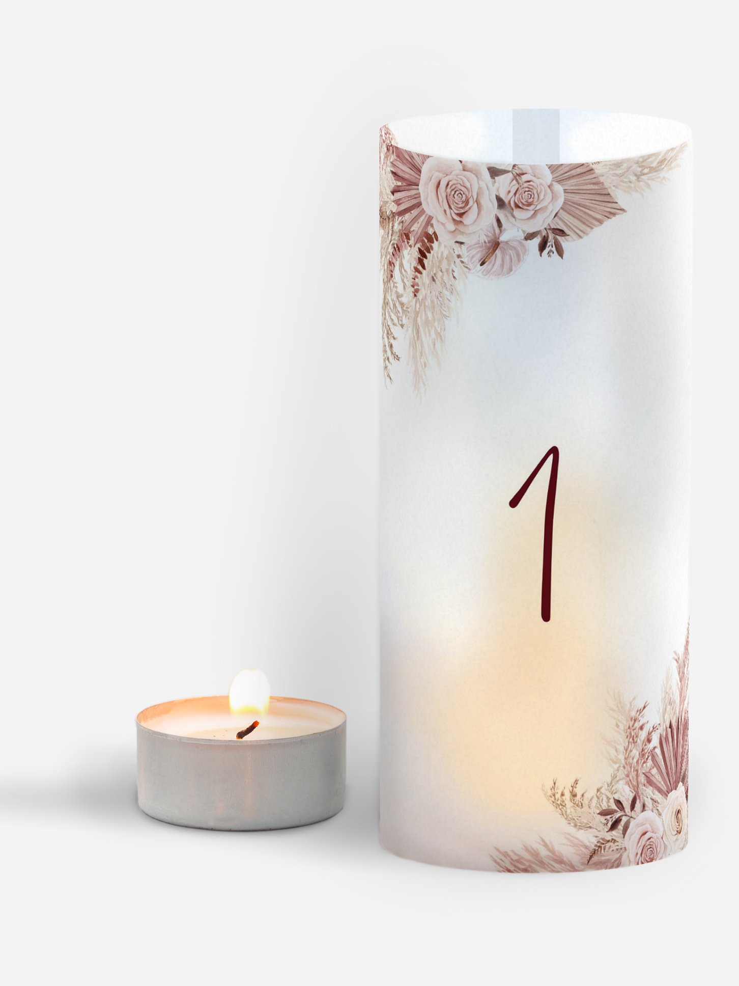 Numéro de table mariage Terracotta dreams