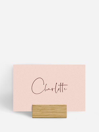Marque-place mariage Terracotta dreams