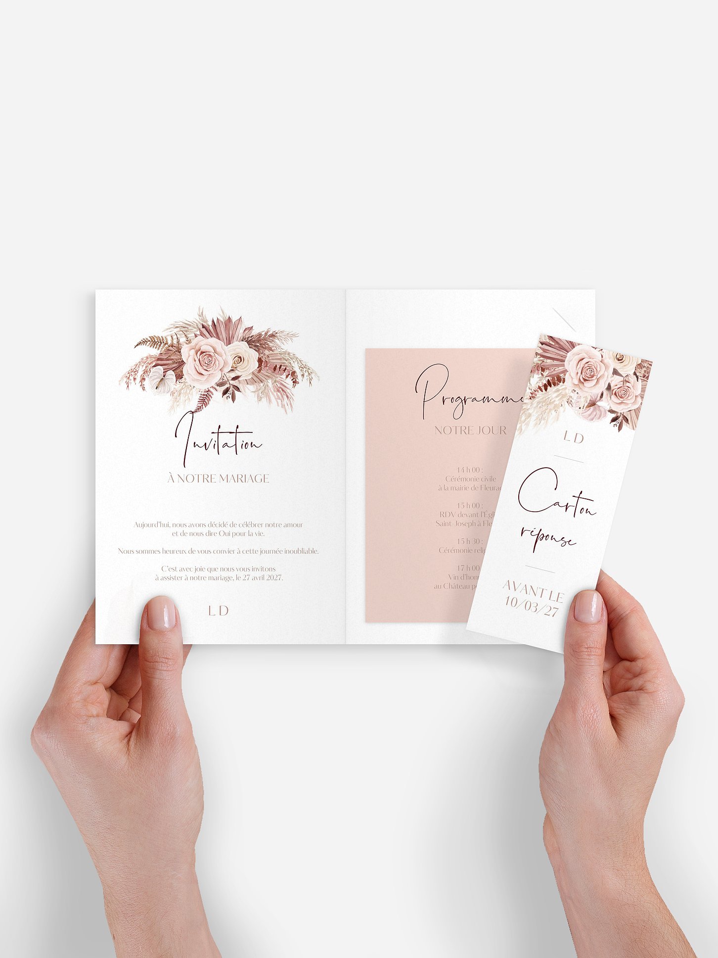 Faire-part de mariage Terracotta Dreams