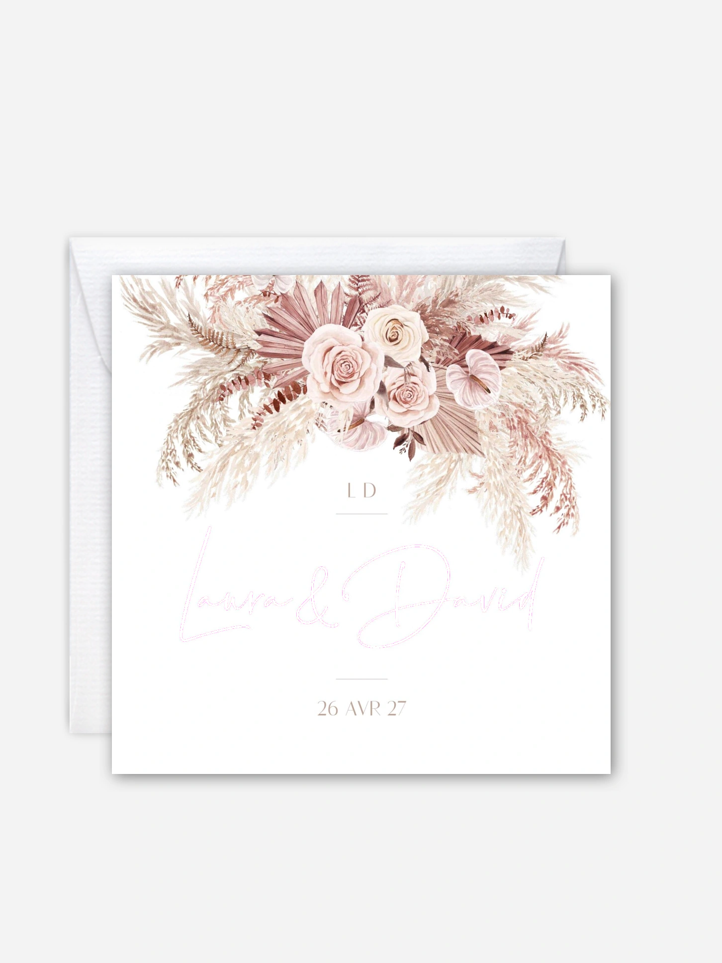 Faire-part de mariage Terracotta Dreams