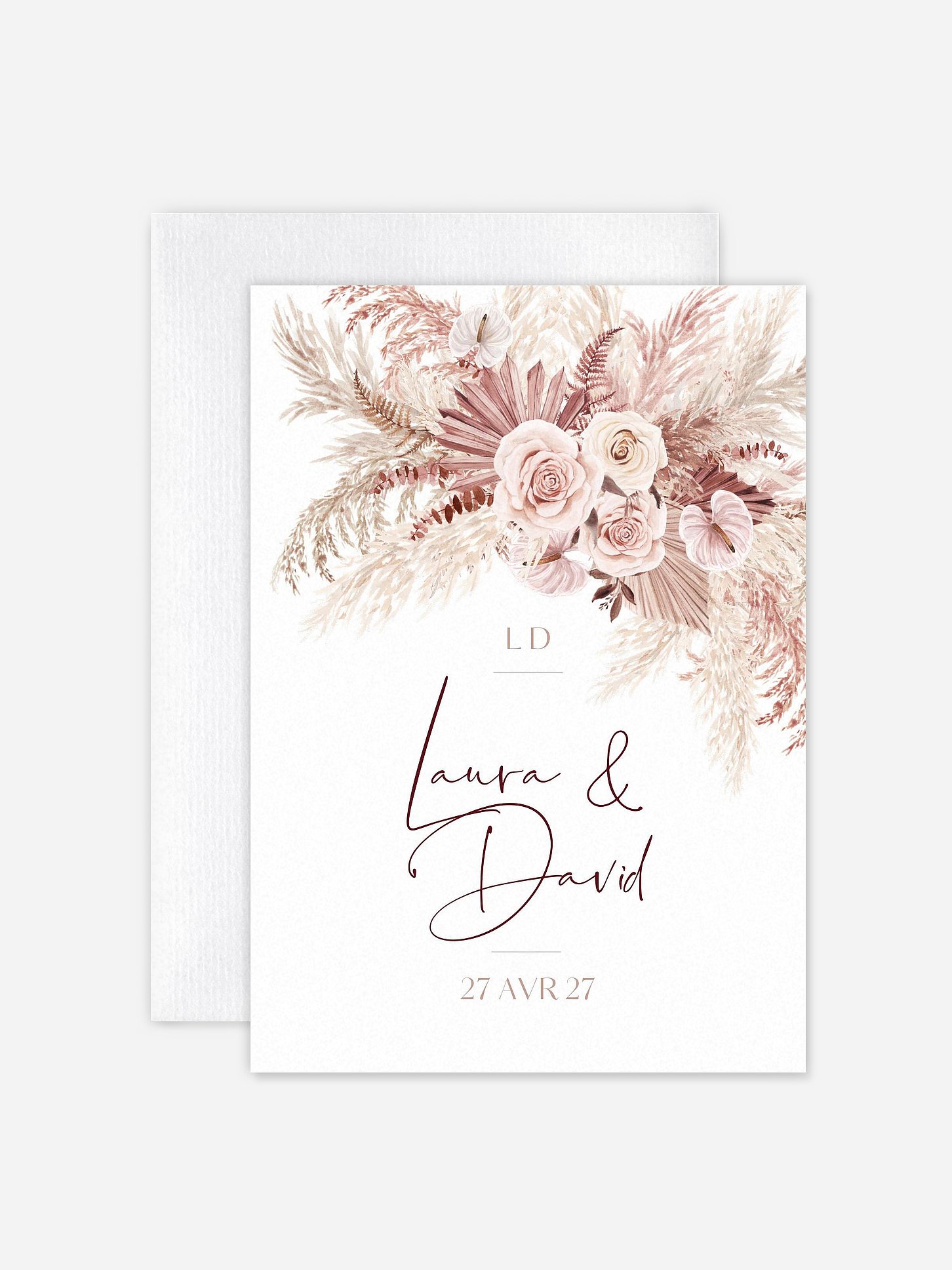 Faire-part de mariage Terracotta Dreams