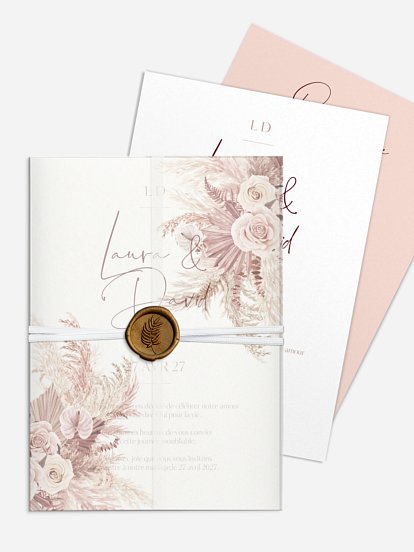 Faire-part de mariage Terracotta Dreams