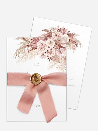 Faire-part de mariage Terracotta Dreams