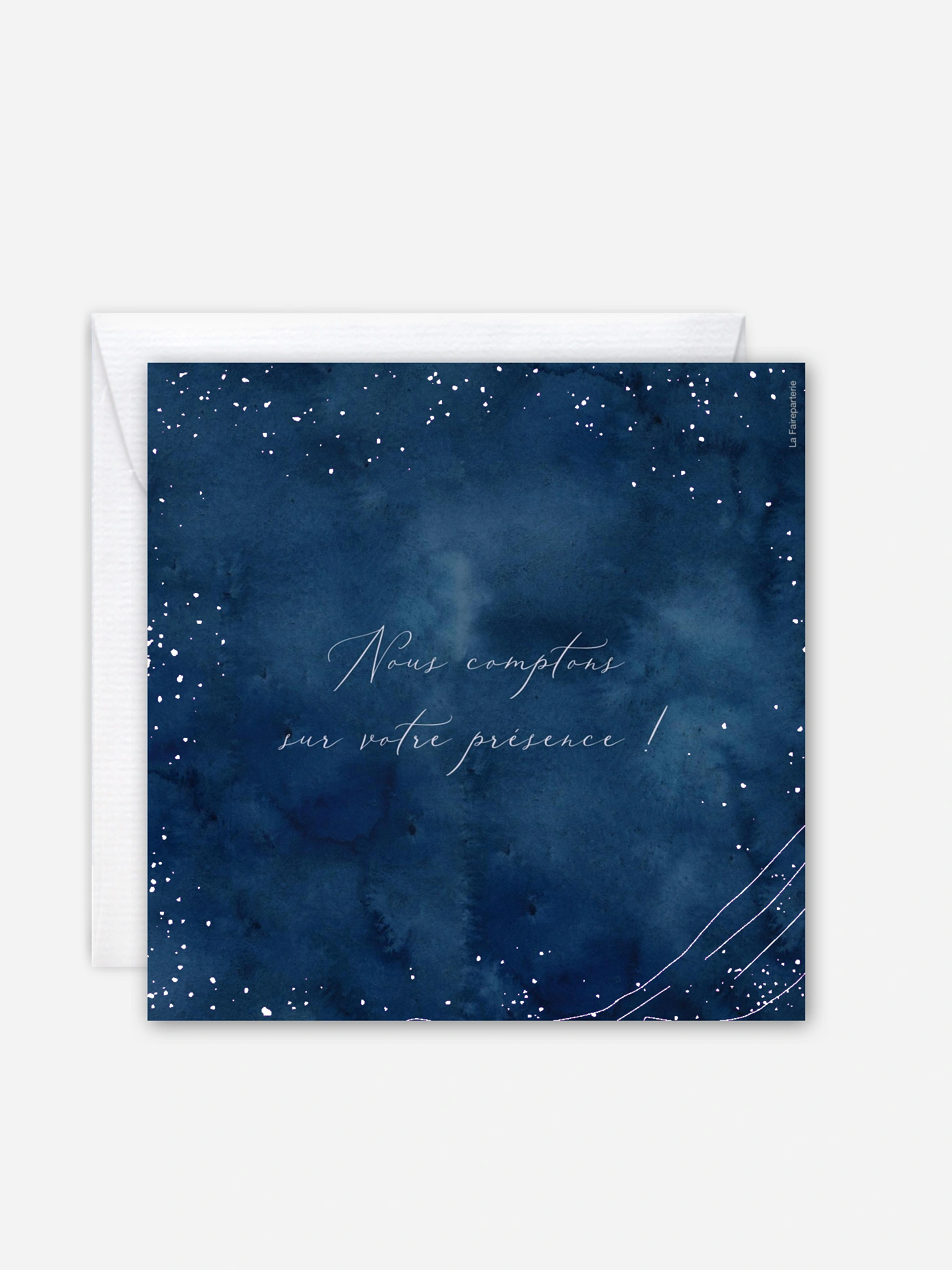 Faire-part de mariage Au clair de lune