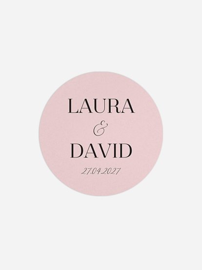 Étiquette cadeau mariage Poésie romantique
