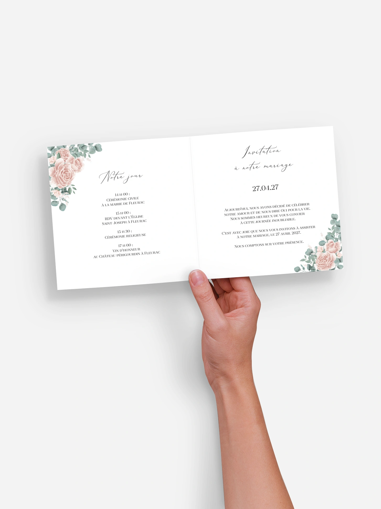 Faire-part de mariage Poésie romantique