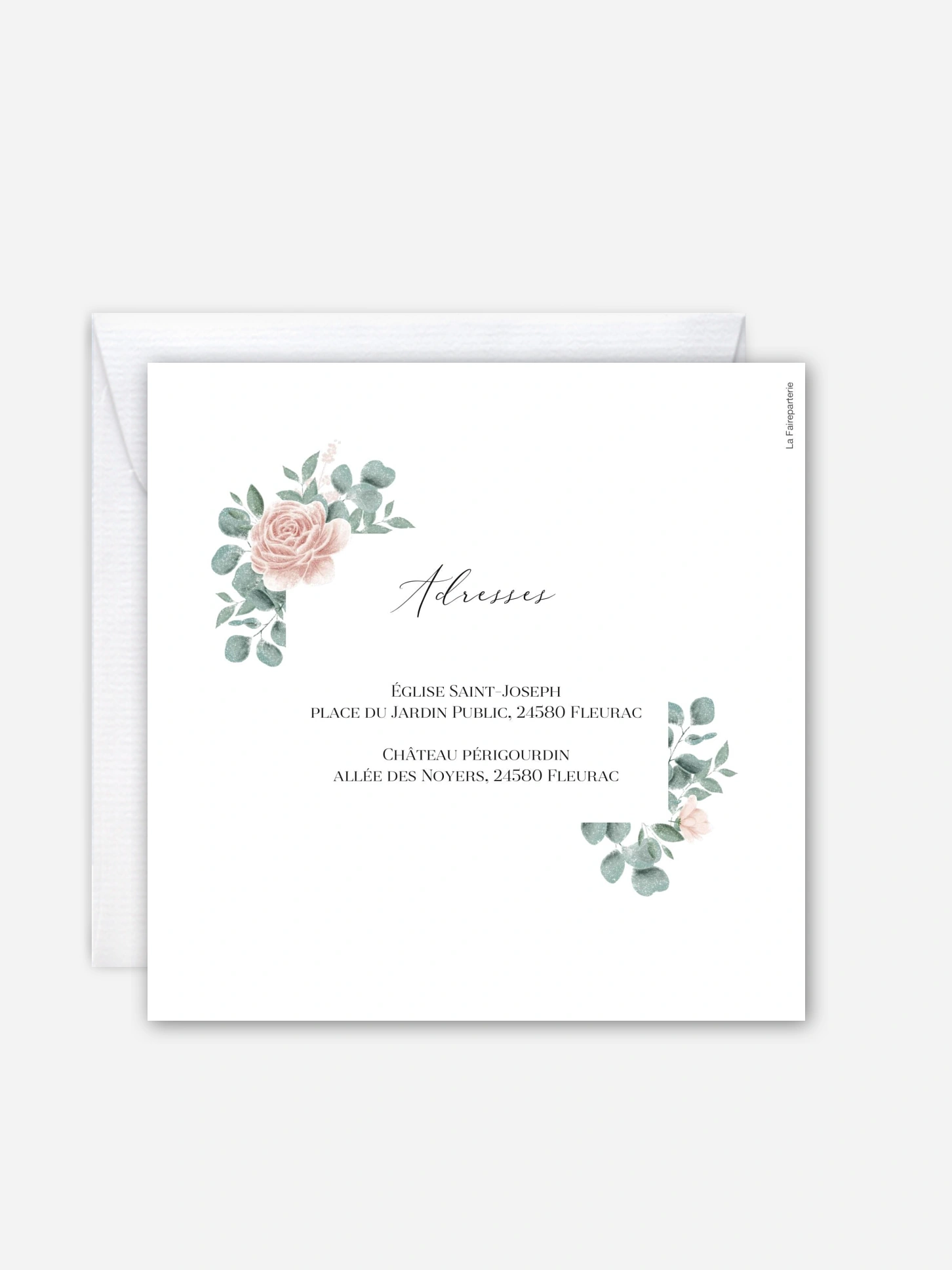 Faire-part de mariage Poésie romantique